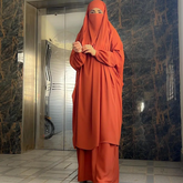 Modest & Elegant 3-Piece Jilbab Set | Design Code - #Fl - JB0013